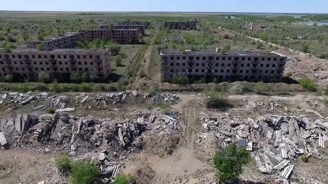Заброшенные города Казахстана, секретный город Чаган, аэродром, семипалатинский ядерный полигон смотреть онлайн