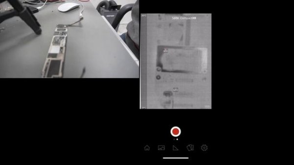 FLIR One Pro vs Seek Thermal XR test on not charging iPad Pro 9.7"