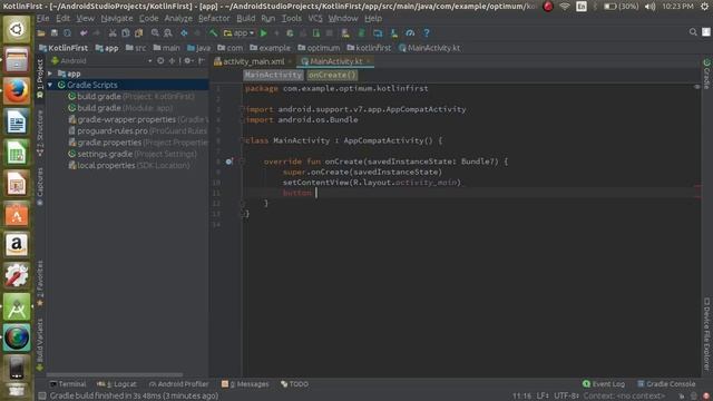 Using Kotlin for Android App Development (Beginning) - Get Started смотреть онлайн