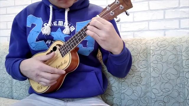 Titanic THEME (my heart will go on) ukulele cover by OG смотреть онлайн