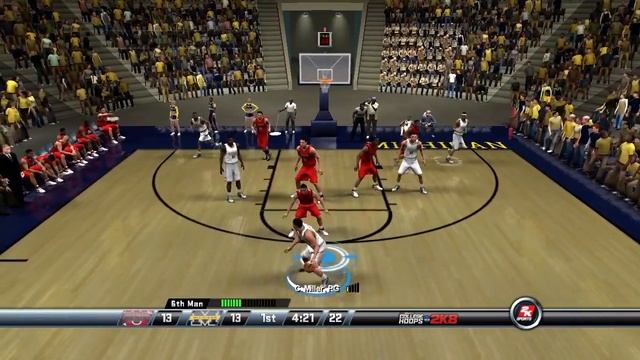 NCAA College Hoops 2k8 PS3 720p 60fps Gameplay Video No Commentary смотреть онлайн