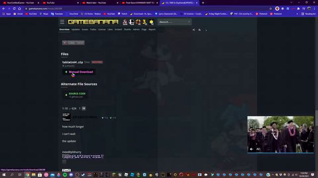 Tutorials: How to Download A Mod On GameBanana Or Any Other Sites смотреть онлайн