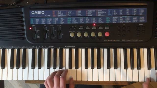 Casio ct 647 home keyboard piano sound demo смотреть онлайн