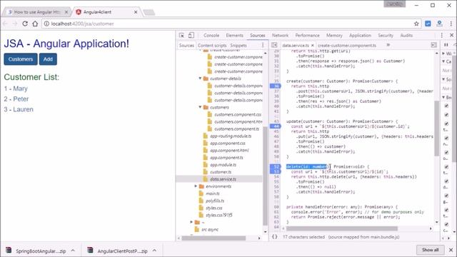How to use Angular HttpClient to POST, PUT, DELETE data on SpringBoot Rest APIs – Angular 4 смотреть онлайн