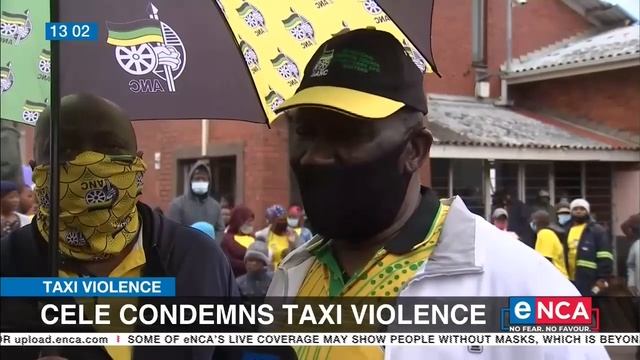 Cele condemns taxi violence смотреть онлайн