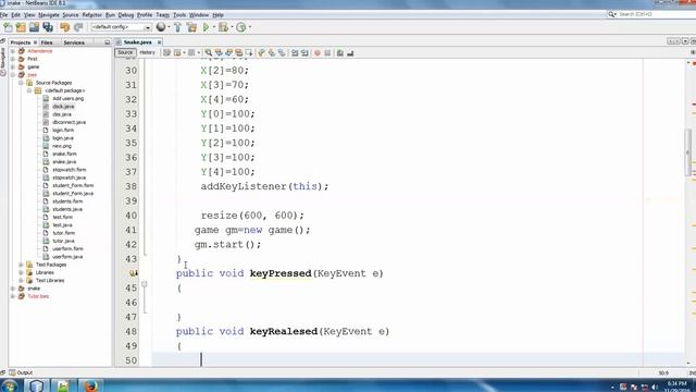 Snake Game In Java Applet NetBeans Part 4 In Tamil смотреть онлайн