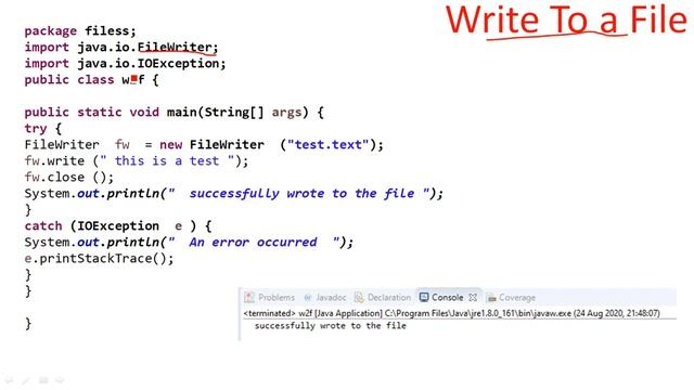 Java-10.1. File Object смотреть онлайн