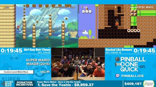 Super Mario Maker Blind Race by Various Runners in 38:58 - Awesome Games Done Quick 2016 - Part 84 смотреть онлайн