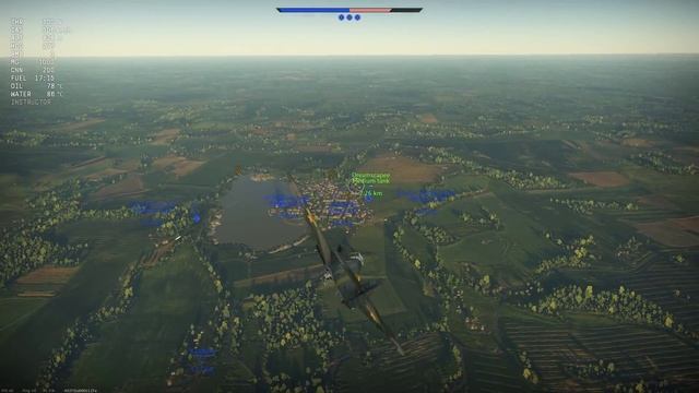 KV-1B 756(r) and Bf 109 G-2 Romanian in Poland | RB mission | War Thunder prem смотреть онлайн