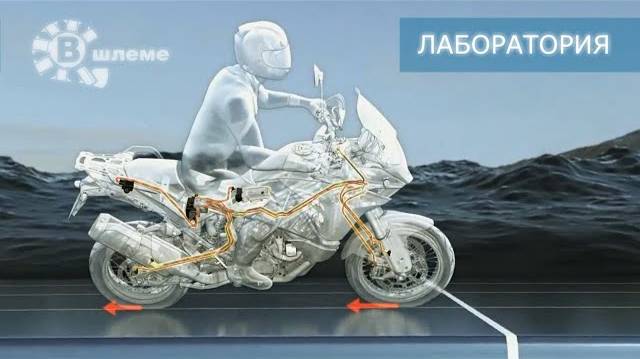 Торможение на мотоцикле с АБС и без - Лаборатория смотреть онлайн