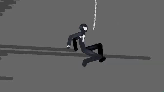 Spider-man black animation stick nodes смотреть онлайн