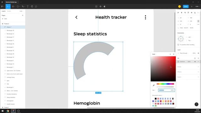 Figma Tutorial (Speed Art). Medical App UI Design in Figma. Free figma template смотреть онлайн