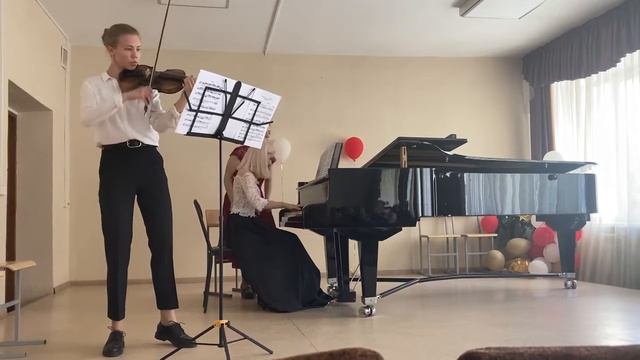 Medtner. Sonata for violin and piano No. 1 in B moll op. 21: I part смотреть онлайн