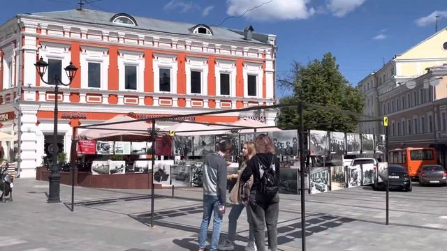 Нижний Новгород улица Большая Покровская, маленькая прогулка смотреть онлайн