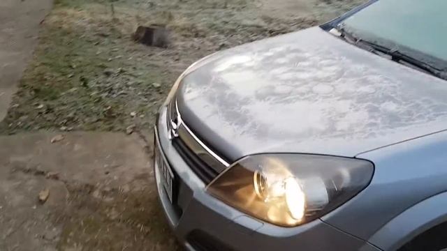 Cold start Opel Astra H 1.4 Benzin - 4° C смотреть онлайн
