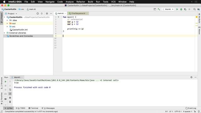 Kotlin Referential Equality смотреть онлайн
