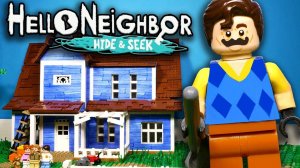 LEGO Мультфильм Привет, Сосед: Прятки / Hello Neighbor: Hide and Seek / LEGO Stop Motion, Animation