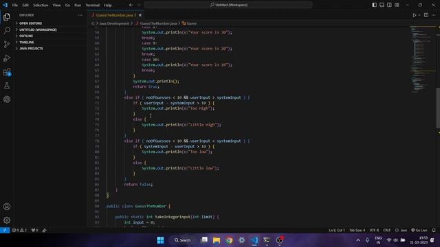 Oasis Infobyte Internship | Task-2 | Java Development | Number Guessing Game #oasis_infobyte #task2 смотреть онлайн