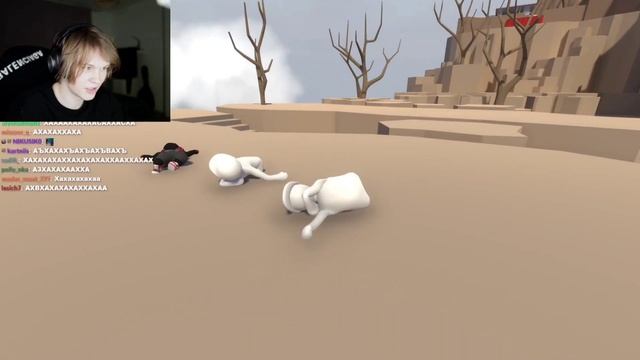 Дипинс и Анек играют в инди-игру Human: Fall Flat смотреть онлайн