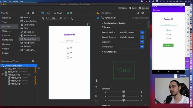 COMO CRIAR UM APLICATIVO PARA ANDROID DO ZERO | ANDROID STUDIO TUTORIAL PARA INICIANTES #1 смотреть онлайн