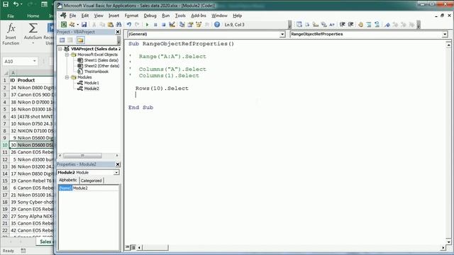 Excel VBA Objects: Range Object (Part 1) смотреть онлайн