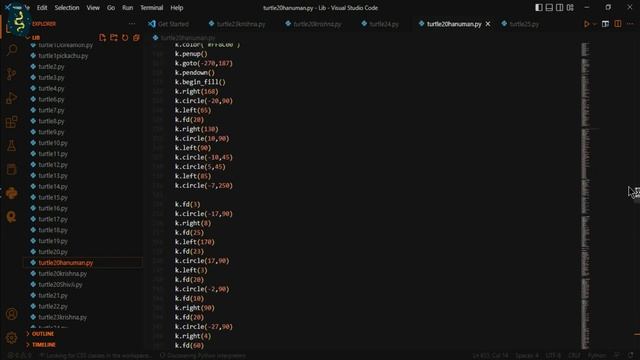 Hanuman Ji Code in Python Using Turtle Import Graphics смотреть онлайн