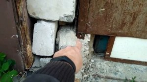 Купил металлический гараж, первые проведённые работы.