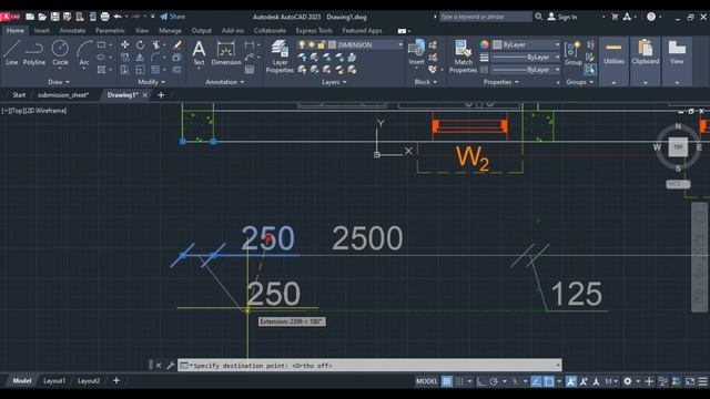 AutoCAD 2024 Tutorial || Making A Simple Floor Plan In AutoCAD 2024 || AutoCAD 2d Drawing (2023)