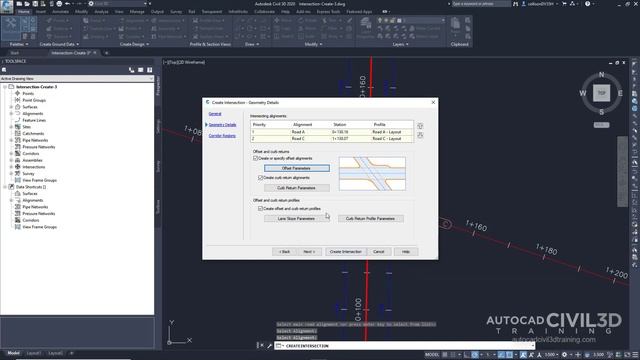 Creating an Intersection with Existing Geometry in Civil 3D 2018, 2019, 2020, 2021 смотреть онлайн