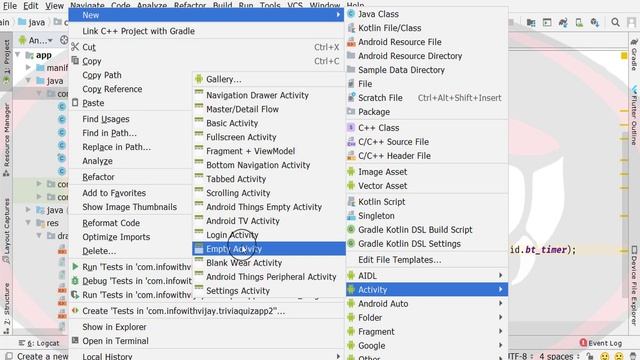 How to make Quiz App in Android Studio | Quiz App in Android with Sqlite | Timer Dialog Part 17 смотреть онлайн