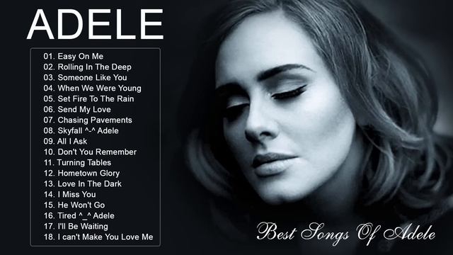 Adele Greatest Hits Full Album 2021 - Adele Best Songs Playlist 2021 смотреть онлайн