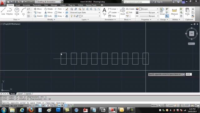 Array Command Autocad 2012 смотреть онлайн
