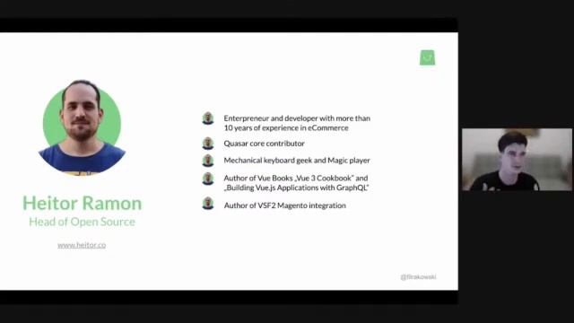 Reacticon 4 - Day 1 - 04 Filip Rakowski - Becoming a full-stack frontend framework (Vue Storefront) смотреть онлайн