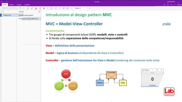 Il pattern MVC #01 - Concetti fondamentali смотреть онлайн