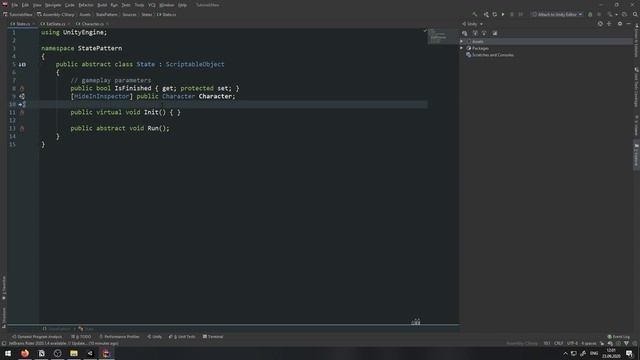 Продвинутый C# в Unity - Паттерн State смотреть онлайн