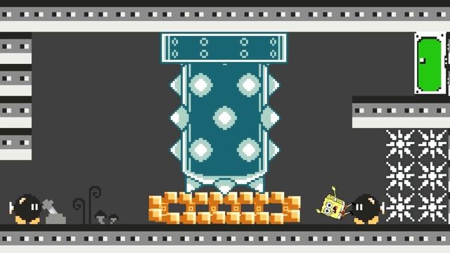 SpongeBob vs the Giant Bob-omb Maze | PLEASE COME BACK FAMILY - Game Animation смотреть онлайн