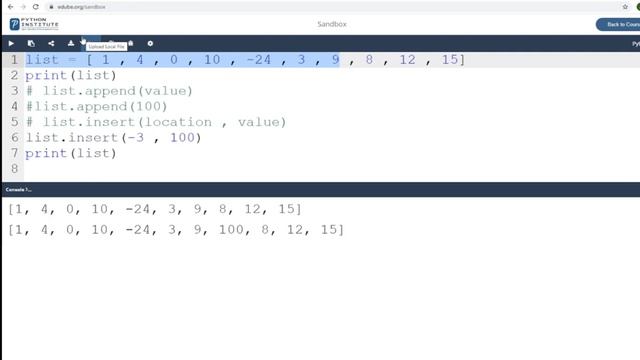 PCAP - Programming Essentials in Python: Module 3 (Lists-part 2) смотреть онлайн