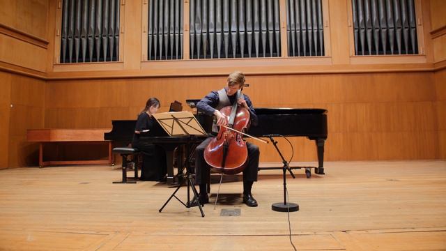 Seth Russell plays Mendelssohn Cello Sonata no. 2, mvt. III смотреть онлайн
