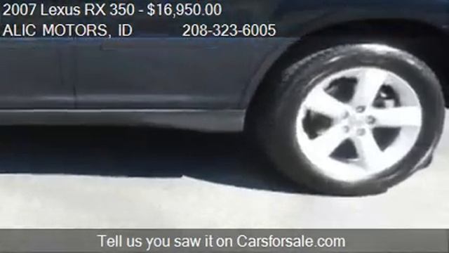 2007 Lexus RX 350 AWD - for sale in Boise, ID 83704 смотреть онлайн