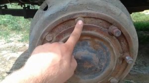 Зил 4331! Замена передних колесных шпилек