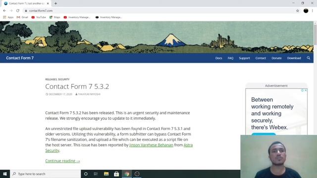 WordPress Contact Form 7 vulnerability Explain. смотреть онлайн