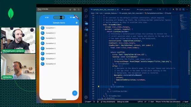 Mobile App from Zero to Hero with Flutter, Realm and Atlas смотреть онлайн