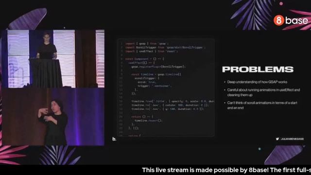 Julian Benegas - Create Engaging "Scrollytelling" Experiences with React & GSAP смотреть онлайн