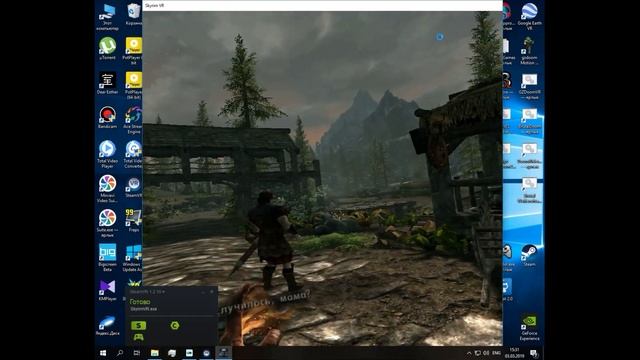 Oculus Go : Skyrim VR ALVR. Все то что вы любите. смотреть онлайн