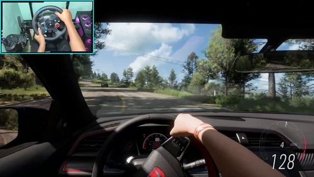 Honda Civic Type R & Hyundai Veloster N - Forza Horizon 5 Realistic Driving | Logitech G29 Gameplay смотреть онлайн