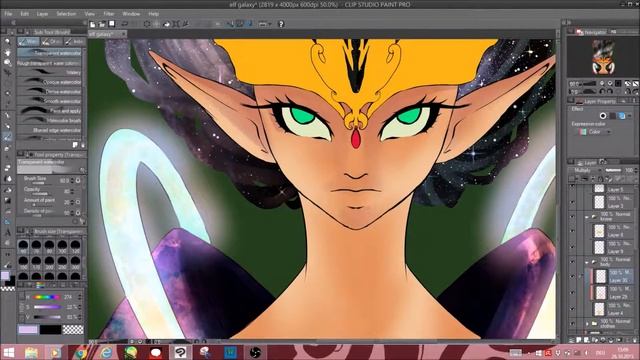Speed Coloring Galaxy Elf смотреть онлайн