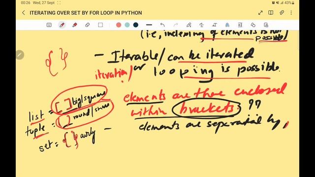 PYTHON TUTORIAL-SET ITERATION USING "FOR LOOP" - ITERATING/LOOPING IN SET(ITERABLE OBJECT) IN PYTHO смотреть онлайн
