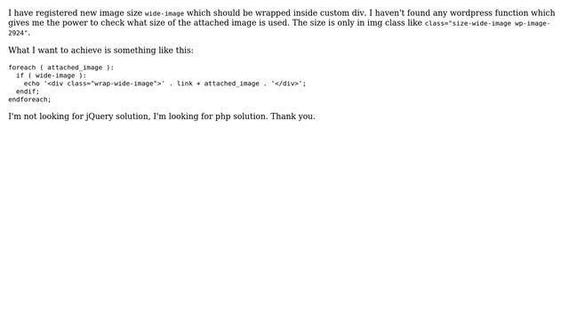 Wordpress: Check what attached image size is used смотреть онлайн