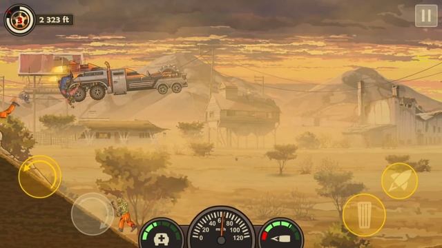 ГОНОЧНАЯ МАШИНА ПРОТИВ ЗОМБИ АПОКАЛИПСИСА! - Earn to Die 3 смотреть онлайн