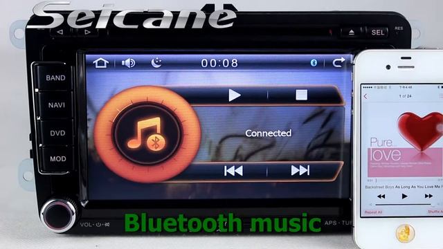 OEM 2005-2011 VW Touran Caddy Jetta gps radio audio system with bluetooth music dual-zone function смотреть онлайн